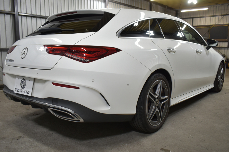 メルセデスベンツ CLAクラス CLA200d ｼｭｰﾃｨﾝｸﾞﾌﾞﾚｰｸ AMGﾗｲﾝP AMGﾚｻﾞｰｴｸｽｸﾙｰｼﾌﾞ ｱﾄﾞﾊﾞﾝｽﾄﾞP ﾚｰﾀﾞｰｾｰﾌﾃｨP 燃費18.2km ﾃﾞｨｰｾﾞﾙTB ﾊﾟﾉﾗﾏｻﾝﾙｰﾌ ﾋｰﾀｰ黒灰革 ﾃﾞｨｽﾄﾛ BSM Lﾁｪﾝｼﾞ AMGｴｱﾛ18AW ｷｰﾚｽGO PTS  HUD 対話式ﾅﾋﾞ 360ｶﾒﾗ 2年保証