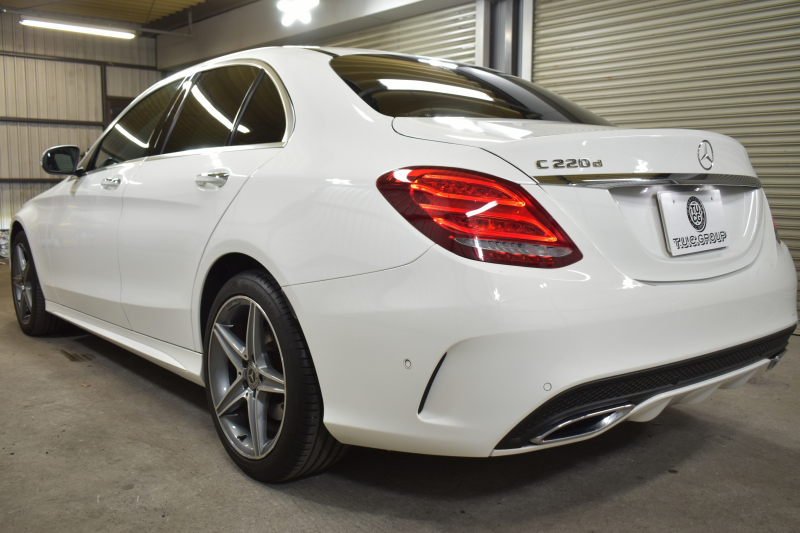 メルセデスベンツ Cクラス C220d ﾛｰﾚｳｽｴﾃﾞｨｼｮﾝ ﾚｰﾀﾞｰｾｰﾌﾃｨP 特別仕様車 MEｺﾈｸﾄ ﾋｰﾀｰ黒革 ﾃﾞｨｽﾄﾛ BSM Lｷｰﾌﾟ AMGｴｱﾛ18AW ｷｰﾚｽGO PTS LEDﾍｯﾄﾞﾗｲﾄ 地ﾃﾞｼﾞﾅﾋﾞ Bｶﾒﾗ 2年保証