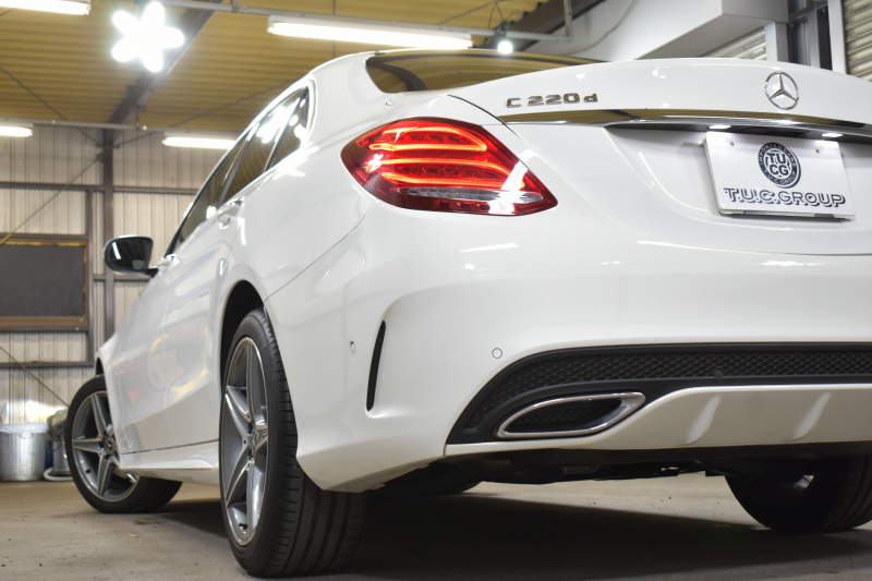 メルセデスベンツ Cクラス C220d ﾛｰﾚｳｽｴﾃﾞｨｼｮﾝ ﾚｰﾀﾞｰｾｰﾌﾃｨP 特別仕様車 MEｺﾈｸﾄ ﾋｰﾀｰ黒革 ﾃﾞｨｽﾄﾛ BSM Lｷｰﾌﾟ AMGｴｱﾛ18AW ｷｰﾚｽGO PTS LEDﾍｯﾄﾞﾗｲﾄ 地ﾃﾞｼﾞﾅﾋﾞ Bｶﾒﾗ 2年保証