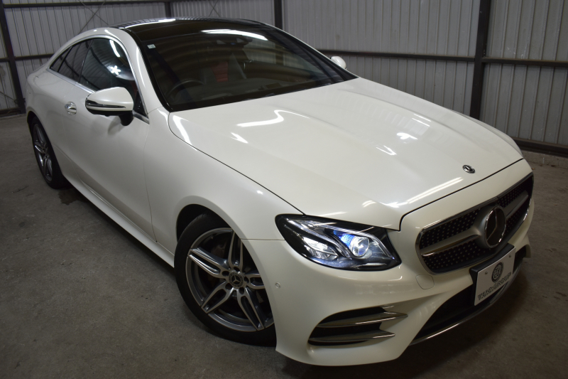 メルセデスベンツ Eクラス E200 ｸｰﾍﾟ ｽﾎﾟｰﾂ ﾚｻﾞｰP ﾚｰﾀﾞｰｾｰﾌﾃｨP  ﾊﾟﾉﾗﾏｻﾝﾙｰﾌ ﾋｰﾀｰ赤黒革 ﾃﾞｨｽﾄﾛ BSM Lﾁｪﾝｼﾞ AMGｴｱﾛ19AW ｷｰﾚｽGO ﾊﾟｰｸﾄﾛ HUD ﾌﾞﾙﾒS ﾏﾙﾁｶﾗｰｱﾝﾋﾞｴﾝﾄ 純正ﾅﾋﾞ 360ｶﾒﾗ 2年保証