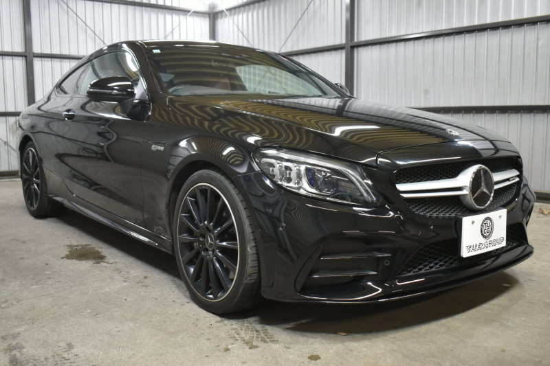 AMG Cクラス C43 4M ｸｰﾍﾟ ﾚｰﾀﾞｰｾｰﾌﾃｨP 後期 390馬力 MEｺﾈｸﾄ 右H ﾊﾟﾉﾗﾏｻﾝﾙｰﾌ ﾋｰﾀｰ赤革 ﾃﾞｨｽﾄﾛ BSM Lﾁｪﾝｼﾞ AMGｴｱﾛ19AW ｷｰGO PTS ﾌｯﾄﾄﾗﾝｸ ﾌﾞﾙﾒｽﾀｰ 液晶ﾒｰﾀｰ 地ﾃﾞｼﾞBｶﾒ 2年保証