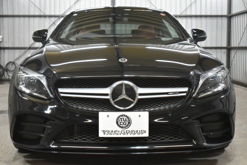 AMG Cクラス C43 4M ｸｰﾍﾟ ﾚｰﾀﾞｰｾｰﾌﾃｨP 後期 390馬力 MEｺﾈｸﾄ 右H ﾊﾟﾉﾗﾏｻﾝﾙｰﾌ ﾋｰﾀｰ赤革 ﾃﾞｨｽﾄﾛ BSM Lﾁｪﾝｼﾞ AMGｴｱﾛ19AW ｷｰGO PTS ﾌｯﾄﾄﾗﾝｸ ﾌﾞﾙﾒｽﾀｰ 液晶ﾒｰﾀｰ 地ﾃﾞｼﾞBｶﾒ 2年保証