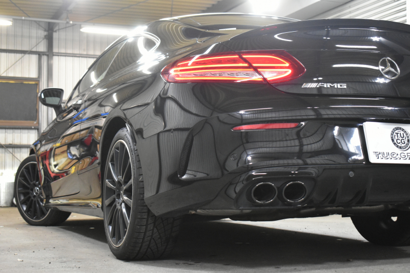 AMG Cクラス C43 4M ｸｰﾍﾟ ﾚｰﾀﾞｰｾｰﾌﾃｨP 後期 390馬力 MEｺﾈｸﾄ 右H ﾊﾟﾉﾗﾏｻﾝﾙｰﾌ ﾋｰﾀｰ赤革 ﾃﾞｨｽﾄﾛ BSM Lﾁｪﾝｼﾞ AMGｴｱﾛ19AW ｷｰGO PTS ﾌｯﾄﾄﾗﾝｸ ﾌﾞﾙﾒｽﾀｰ 液晶ﾒｰﾀｰ 地ﾃﾞｼﾞBｶﾒ 2年保証