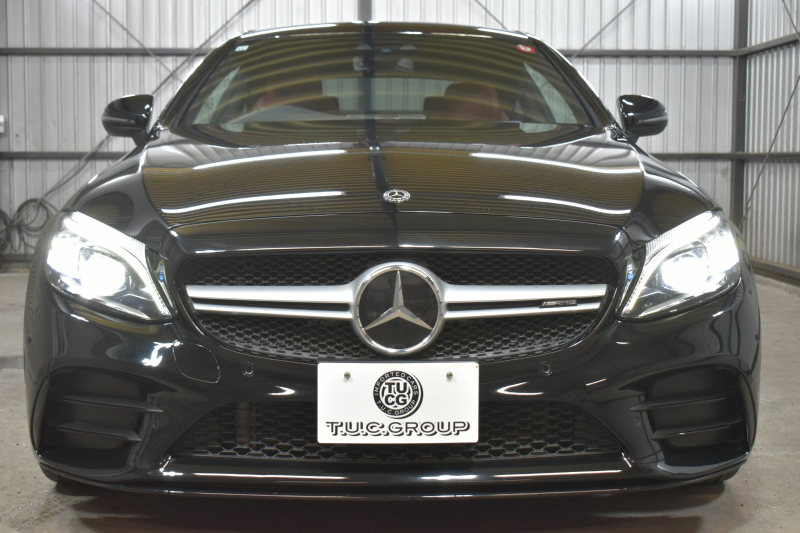 AMG Cクラス C43 4M ｸｰﾍﾟ ﾚｰﾀﾞｰｾｰﾌﾃｨP 後期 390馬力 MEｺﾈｸﾄ 右H ﾊﾟﾉﾗﾏｻﾝﾙｰﾌ ﾋｰﾀｰ赤革 ﾃﾞｨｽﾄﾛ BSM Lﾁｪﾝｼﾞ AMGｴｱﾛ19AW ｷｰGO PTS ﾌｯﾄﾄﾗﾝｸ ﾌﾞﾙﾒｽﾀｰ 液晶ﾒｰﾀｰ 地ﾃﾞｼﾞBｶﾒ 2年保証