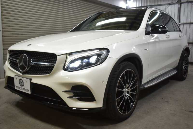AMG GLC GLC43 4MATIC ﾚｻﾞｰｴｸｽｸﾙｰｼﾌﾞP ﾚｰﾀﾞｰｾｰﾌﾃｨP V6ﾂｲﾝﾀｰﾎﾞ/367馬力 ﾊﾟﾉﾗﾏｻﾝﾙｰﾌ 黒革 ﾌﾞﾙﾒｽﾀｰ HUD ﾃﾞｨｽﾄﾛﾆｯｸ ﾌﾞﾗｲﾝﾄﾞS ﾚｰﾝｷｰﾌﾟ ｴｱﾛ20AW ｻｲﾄﾞﾗﾝﾆﾝｸﾞﾎﾞｰﾄﾞ  HDDﾅﾋﾞTV 360ｶﾒﾗ ﾌｯﾄｹﾞｰﾄ 2年保証