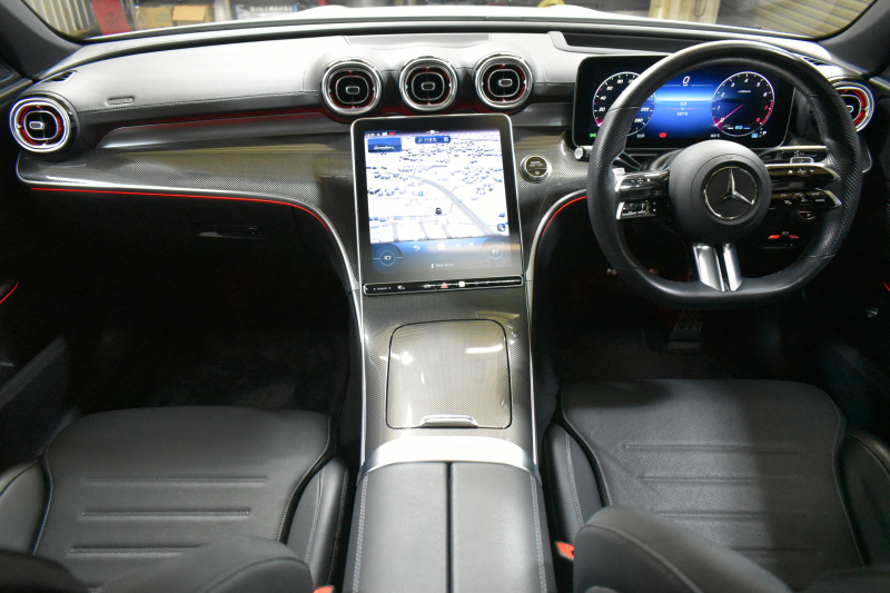 メルセデスベンツ Cクラス C200 ﾜｺﾞﾝ AVG AMGﾗｲﾝ ﾚｻﾞｰｴｸｽｸﾙｰｼﾌﾞﾍﾞｰｼｯｸP ﾘｱｱｸｽﾙｽﾃｱﾘﾝｸﾞ ﾊﾟﾉﾗﾏｻﾝﾙｰﾌ ﾚｰﾀﾞｰSP 新型Cｸﾗｽ ISG搭載  ﾋｰﾀｰ黒革ｼｰﾄ  ﾃﾞｨｽﾄﾛ ﾌﾞﾗｲﾝﾄﾞS Lﾁｪﾝｼﾞｱｼｽﾄ AMGｴｱﾛ18AW ｷｰGO MBUXﾅﾋﾞ360ｶﾒﾗ 2年保証