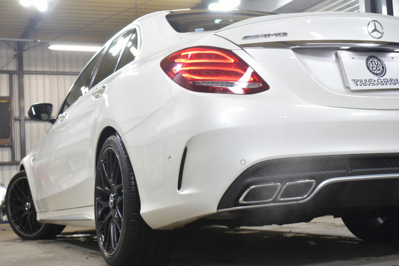 AMG Cクラス C63S ｴｸｽｸﾙｰｼﾌﾞP ﾚｰﾀﾞｰｾｰﾌﾃｨP V8ﾂｲﾝﾀｰﾎﾞ/510馬力 ﾊﾟﾉﾗﾏｻﾝﾙｰﾌ 専用19AW AMGﾊﾟﾌｫｰﾏﾝｽ/赤黒革ｼｰﾄ/ｽﾃｱﾘﾝｸﾞ/ｴｸﾞｿﾞｰｽﾄ ﾌﾞﾙﾒｽﾀｰ HUD ｴｱﾊﾞﾗﾝｽP ﾃﾞｨｽﾄﾛﾆｯｸ ﾌﾞﾗｲﾝﾄﾞS ﾚｰﾝｷｰﾌﾟ ﾅﾋﾞTV Bｶﾒﾗ ﾌｯﾄｹﾞｰﾄ ｷｰGO 2年保証