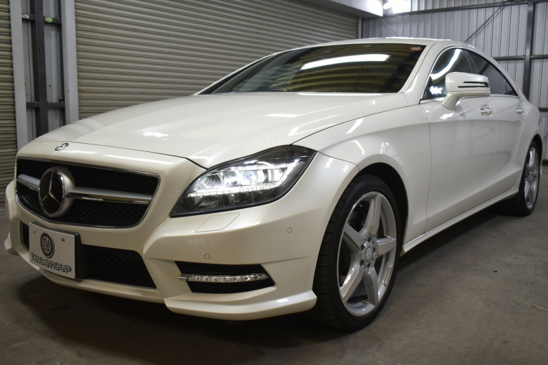 メルセデスベンツ CLS CLS350 AMGｽﾎﾟ-ﾂ ﾚｰﾀﾞｰSP 306馬力 右H ｻﾝﾙｰﾌ 全席ﾋｰﾀｰ黒革 ﾃﾞｨｽﾄﾛ Bｽﾎﾟｯﾄ Lｷｰﾌﾟ AMGｴｱﾛ19AW ｷｰﾚｽGO 電動ﾄﾗﾝｸ ﾊﾟｰｸﾄﾛ LEDﾗｲﾄ 地ﾃﾞｼﾞBｶﾒﾗ 2年保証