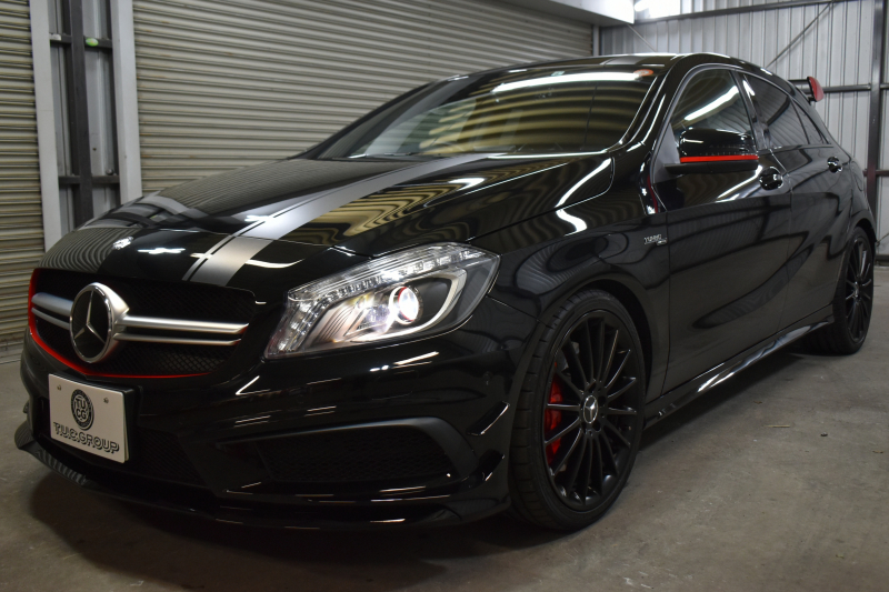 AMG Aクラス A45AMG 4M ｴﾃﾞｨｼｮﾝ1 200台限定 ｾｰﾌﾃｨP 正規D車 専用内装 AMGﾊﾟﾌｫｰﾏﾝｽｼｰﾄ AMG19AW ACC･CPA+･地デジHDDﾅﾋﾞ Bｶﾒﾗ ﾊﾟｰｸﾄﾛ 2年保証
