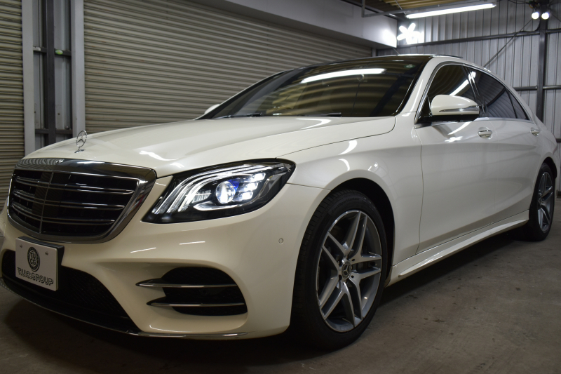 メルセデスベンツ Sクラス S560ﾛﾝｸﾞ AMGﾗｲﾝ ﾚｰﾀﾞｰP ｼｮｰﾌｧｰPKG 後期型 MEｺﾈ 右H 469馬力 ﾊﾟﾉﾗﾏSR ﾋｰﾀｰｸｰﾗｰ革 ﾃﾞｨｽﾄﾛ AMGｴｱﾛ19AW 後席ﾓﾆﾀｰ ｷｰGO ﾌﾞﾙﾒ HUD 地ﾃﾞｼﾞ360ｶﾒﾗ 2年保証