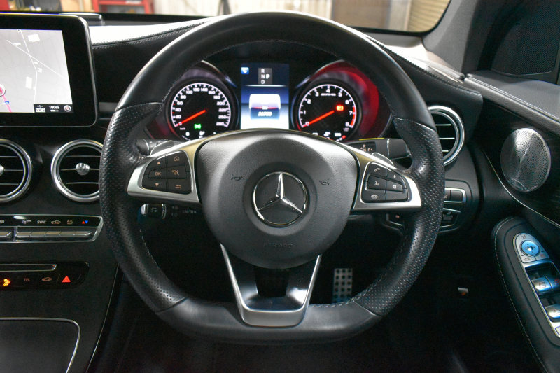 AMG GLC GLC43 4MATIC ﾚｻﾞｰｴｸｽｸﾙｰｼﾌﾞ ﾚｰﾀﾞｰｾｰﾌﾃｨP 3.0ﾀｰﾎﾞ V6 367馬力 MEｺﾈｸﾄ 9速ｺﾗﾑAT 4WD ｶﾞﾗｽｻﾝﾙｰﾌ 全席ﾋｰﾀｰ黒革 ﾃﾞｨｽﾄﾛ BSM Lｷｰﾌﾟ AMGｴｱﾛ20AW ｷｰﾚｽGO PTS ｻｲﾄﾞｽﾃｯﾌﾟ ﾌｯﾄｹﾞｰﾄ ﾌﾞﾙﾒｽﾀｰ 地ﾃﾞｼﾞﾅﾋﾞ 360ｶﾒﾗ 2年保証