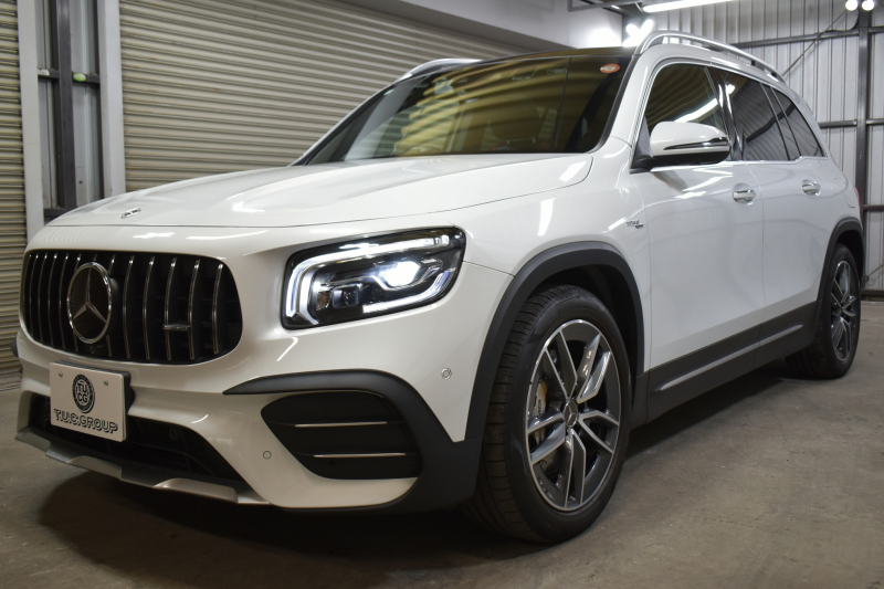 AMG GLB MercedesAMG GLB35 4ﾏﾁｯｸ ｱﾄﾞﾊﾞﾝｽﾄﾞﾊﾟｯｹｰｼﾞ ﾚｰﾀﾞｰｾｰﾌﾃｨP  1ｵ-ﾅ- ｻﾝﾙｰﾌ ﾋｰﾀｰ黒/赤革 対話式ﾅﾋﾞ ﾃﾞｨｽﾄﾛ BSM Lｷｰﾌﾟ AMGｴｱﾛ19AW ｷｰﾚｽGO PTS HUD  地ﾃﾞｼﾞﾅﾋﾞ 360ｶﾒﾗ 新車保証継承可