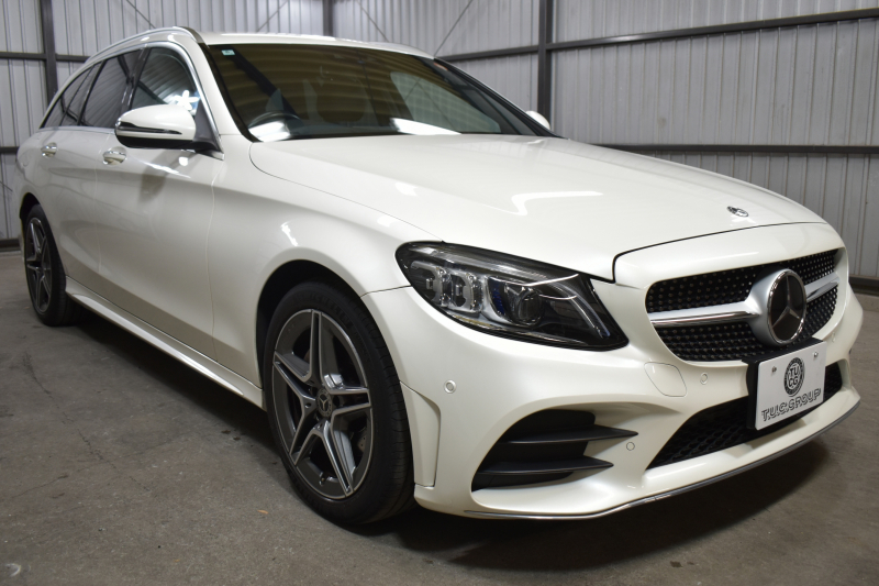 メルセデスベンツ Cクラス C200 ﾛｰﾚｳｽｴﾃﾞｨｼｮﾝ ｽﾎﾟｰﾂ+P ﾚｰﾀﾞｰｾｰﾌﾃｨP 最終特別仕様 MEｺﾈ 9速 BSG搭載 HUD ﾋｰﾀｰ黒革 ﾃﾞｨｽﾄﾛ BSM Lｷｰﾌﾟ AMGｴｱﾛ18AW ｷｰﾚｽGo PTS 液晶ﾒｰﾀｰ LEDﾍｯﾄﾞﾗｲﾄ 地ﾃﾞｼﾞﾅﾋﾞ Bｶﾒﾗ 2年保証