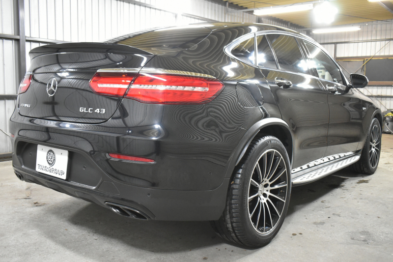AMG GLCクーペ GLC43 4MATIC ｸｰﾍﾟ ﾚｻﾞｰｴｸｽｸﾙｰｼﾌﾞ ﾚｰﾀﾞｰｾｰﾌﾃｨP 3.0ﾀｰﾎﾞ V6 367馬力  4WD ｶﾞﾗｽｻﾝﾙｰﾌ 全席ﾋｰﾀｰ赤黒革 ﾃﾞｨｽﾄﾛ BSM Lｷｰﾌﾟ AMGｴｱﾛ20AW ｷｰﾚｽGO PTS ｻｲﾄﾞｽﾃｯﾌﾟ ﾌｯﾄｹﾞｰﾄ ﾌﾞﾙﾒｽﾀｰ 地ﾃﾞｼﾞﾅﾋﾞ 360ｶﾒﾗ 2年保証
