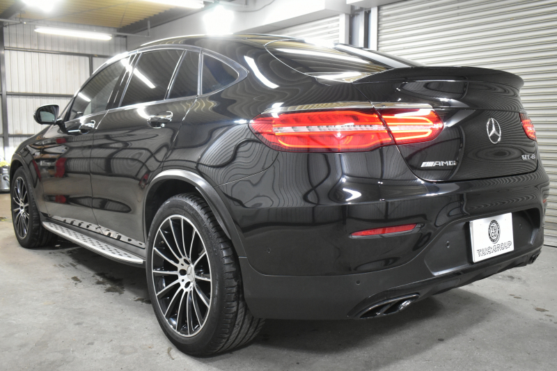 AMG GLCクーペ GLC43 4MATIC ｸｰﾍﾟ ﾚｻﾞｰｴｸｽｸﾙｰｼﾌﾞ ﾚｰﾀﾞｰｾｰﾌﾃｨP 3.0ﾀｰﾎﾞ V6 367馬力  4WD ｶﾞﾗｽｻﾝﾙｰﾌ 全席ﾋｰﾀｰ赤黒革 ﾃﾞｨｽﾄﾛ BSM Lｷｰﾌﾟ AMGｴｱﾛ20AW ｷｰﾚｽGO PTS ｻｲﾄﾞｽﾃｯﾌﾟ ﾌｯﾄｹﾞｰﾄ ﾌﾞﾙﾒｽﾀｰ 地ﾃﾞｼﾞﾅﾋﾞ 360ｶﾒﾗ 2年保証