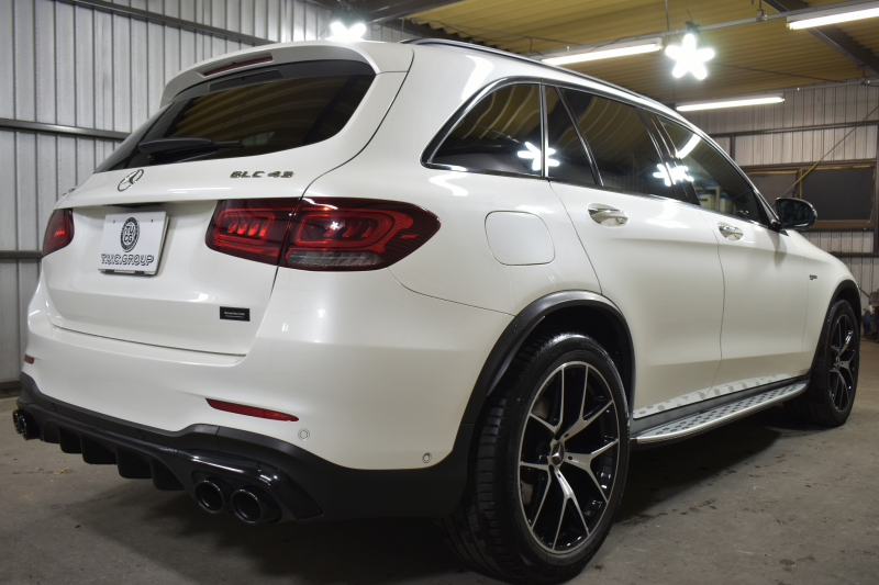 AMG GLC GLC43 4M ﾚｻﾞｰｴｸｽｸﾙｰｼﾌﾞ ﾚｰﾀﾞｰｾｰﾌﾃｨP 後期型 1ｵｰﾅｰ 390馬力V6 MEｺﾈ MBUXｼｽﾃﾑ ﾊﾟﾉﾗﾏｻﾝﾙｰﾌ ﾋｰﾀｰｸｰﾗｰ革 ﾃﾞｨｽﾄﾛ BSM Lﾁｪﾝｼﾞ AMGｴｱﾛ20AW ｷｰﾚｽGO PTS ｻｲﾄﾞｽﾃｯﾌﾟ HUD ﾌｯﾄｹﾞｰﾄ ﾌﾞﾙﾒｽﾀｰS 対話式ﾅﾋﾞTV 360ｶﾒ 2年保証