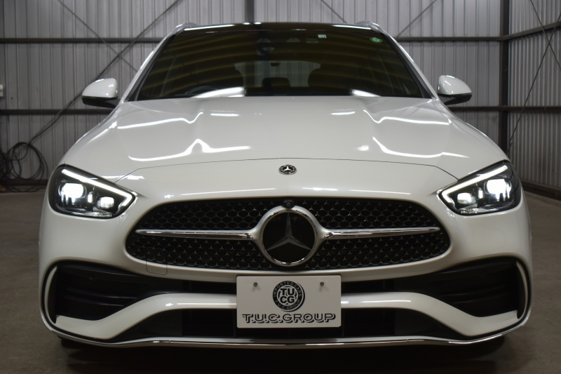 メルセデスベンツ Cクラス C220d ﾜｺﾞﾝ AVG AMGﾗｲﾝ ﾚｻﾞｰｴｸｽｸﾙｰｼﾌﾞ ﾚｰﾀﾞｰSP ISG搭載 ﾋｰﾀｰ黒革 ﾃﾞｨｽﾄﾛ AMGｴｱﾛ18AW ｷｰGO MBUXﾅﾋﾞ360ｶﾒ HUD 2年保証