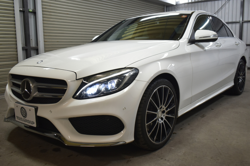 メルセデスベンツ Cクラス C250ｽﾎﾟｰﾂ ﾚｻﾞｰｴｸｽｸﾙｰｼﾌﾞ ﾚｰﾀﾞｰｾｰﾌﾃｨP ﾌﾞﾙﾒｽﾀｰS 1ｵｰﾅｰﾋｰﾀｰ付赤本革ｼｰﾄ ｷｰﾚｽGO ﾃﾞｨｽﾄﾛﾆｯｸ ﾌﾞﾗｲﾝﾄﾞｽﾎﾟｯﾄ LｷｰﾌﾟHUD AMGｴｱﾛ19AW 地ﾃﾞｼﾞBｶﾒﾗ PTS 2年保証