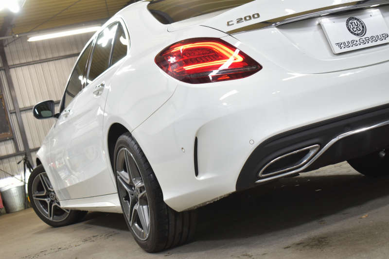 メルセデスベンツ Cクラス C200 ﾛｰﾚｳｽｴﾃﾞｨｼｮﾝ ｽﾎﾟｰﾂ＋P ﾚｰﾀﾞｰｾｰﾌﾃｨP 最終特別仕様 MEｺﾈ BSG搭載 ﾋｰﾀｰ黒革 ﾃﾞｨｽﾄﾛ BSM Lｷｰﾌﾟ AMGｴｱﾛ18AW 液晶ﾒｰﾀｰ HUD 地ﾃﾞｼﾞﾅﾋﾞ ﾊﾞｯｸｶﾒﾗ 2年保証