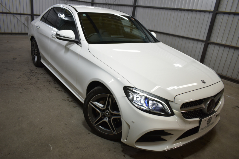 メルセデスベンツ Cクラス C200 ﾛｰﾚｳｽｴﾃﾞｨｼｮﾝ ｽﾎﾟｰﾂ＋P ﾚｰﾀﾞｰｾｰﾌﾃｨP 最終特別仕様 MEｺﾈ BSG搭載 ﾋｰﾀｰ黒革 ﾃﾞｨｽﾄﾛ BSM Lｷｰﾌﾟ AMGｴｱﾛ18AW 液晶ﾒｰﾀｰ HUD 地ﾃﾞｼﾞﾅﾋﾞ ﾊﾞｯｸｶﾒﾗ 2年保証