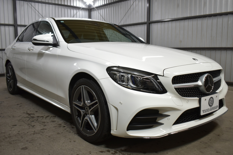 メルセデスベンツ Cクラス C200 ﾛｰﾚｳｽｴﾃﾞｨｼｮﾝ ｽﾎﾟｰﾂ＋P ﾚｰﾀﾞｰｾｰﾌﾃｨP 最終特別仕様 MEｺﾈ BSG搭載 ﾋｰﾀｰ黒革 ﾃﾞｨｽﾄﾛ BSM Lｷｰﾌﾟ AMGｴｱﾛ18AW 液晶ﾒｰﾀｰ HUD 地ﾃﾞｼﾞﾅﾋﾞ ﾊﾞｯｸｶﾒﾗ 2年保証