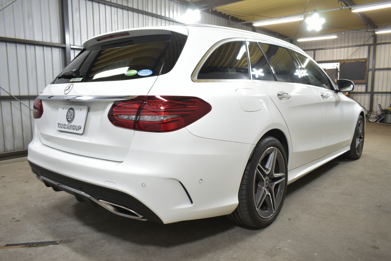 メルセデスベンツ Cクラス C200ﾜｺﾞﾝ AVG AMGﾗｲﾝ ﾚｰﾀﾞｰｾｰﾌﾃｨP 後期 AMGｴｱﾛ18AW ｴｱｻｽ 革 ﾃﾞｨｽﾄﾛﾆｯｸ ﾌﾞﾗｲﾝﾄﾞｽﾎﾟｯﾄ ﾚｰﾝｷｰﾌﾟ ﾅﾋﾞTV ﾊﾞｯｸｶﾒﾗ ｵｰﾄﾃｰﾙｹﾞｰﾄ ｷｰﾚｽｺﾞｰ 2年保証