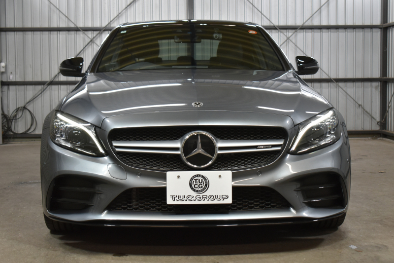 AMG Cクラス C43 4ﾏﾁｯｸ  ﾚｰﾀﾞｰｾｰﾌﾃｨP 後期型 3.0V6ﾀｰﾎﾞ 390馬力 ﾊﾟﾉﾗﾏｻﾝﾙｰﾌ ﾋｰﾀｰ黒本革 ﾃﾞｨｽﾄﾛ BSM Lﾁｪﾝｼﾞ AMGｴｱﾛ ｷｰGO ﾊﾟｰｸﾄﾛ ﾌｯﾄﾄﾗﾝｸ HUD ﾌﾞﾙﾒｽﾀｰS 液晶ﾒｰﾀｰ LEDﾍｯﾄﾞﾗｲﾄ 地ﾃﾞｼﾞﾅﾋﾞ Bｶﾒﾗ 2年保証