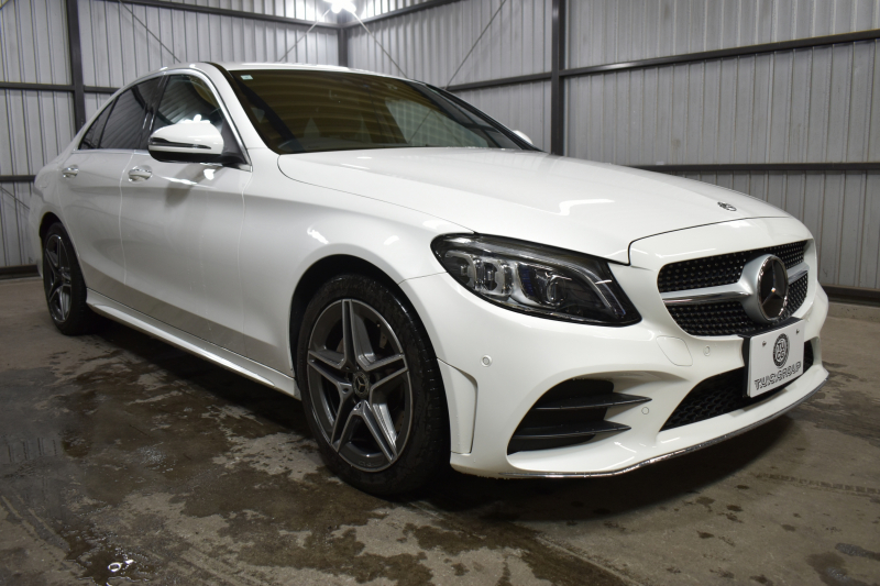 メルセデスベンツ Cクラス C220d AVG AMGﾗｲﾝ ﾚｰﾀﾞｰｾｰﾌﾃｨP 後期型  燃費18.9km  ﾋｰﾀｰ黒革 ﾃﾞｨｽﾄﾛ BSM Lﾁｪﾝｼﾞ 誤発進 AMGｴｱﾛ TWS19AW ｷｰﾚｽGO ﾊﾟｰｸﾄﾛ LEDﾍｯﾄﾞﾗｲﾄ ﾏﾙﾁｱﾝﾋﾞｴﾝﾄ 地ﾃﾞｼﾞﾅﾋﾞBｶﾒﾗ 2年保証