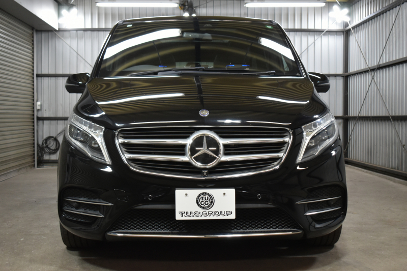 メルセデスベンツ Vクラス V220d ｽﾎﾟｰﾂ ﾛﾝｸﾞ AMGﾗｲﾝ ﾚｰﾀﾞｰP  ﾊﾟﾉﾗﾏｻﾝﾙｰﾌ  ﾌﾞﾙﾒｽﾀｰS ﾋｰﾀｰ黒革 ﾃﾞｨｽﾄﾛ BSM Lｷｰﾌﾟ AMGｴｱﾛ19AW 両側電動ｽﾗｲﾄﾞ 電動Rｹﾞｰﾄ 地ﾃﾞｼﾞ360ｶﾒﾗ 2年保証