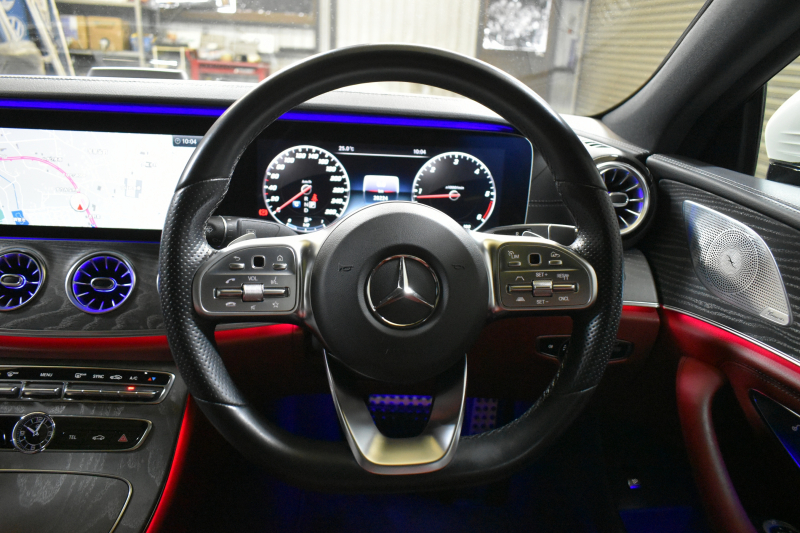 メルセデスベンツ CLS CLS220d ｽﾎﾟｰﾂ ｴｸｽｸﾙｰｼﾌﾞ ﾚｰﾀﾞｰSP ｻﾝﾙｰﾌ 全席ﾋｰﾀｰ&ﾍﾞﾝﾁﾚｰﾀｰ赤黒本革  ﾃﾞｨｽﾄﾛ BSM AMGｴｱﾛ19AW ｷｰGO ﾌｯﾄﾄﾗﾝｸ ﾌﾞﾙﾒｽﾀｰ 地ﾃﾞｼﾞ360ｶﾒﾗ ﾍｯﾄﾞｱｯﾌﾟﾃﾞｨｽﾌﾟﾚｲ ｴｱｻｽ 2年保証