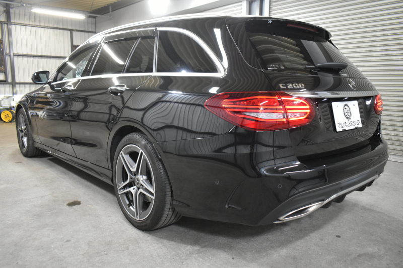 メルセデスベンツ Cクラス C200ﾜｺﾞﾝ AVG AMGﾗｲﾝ ﾚｰﾀﾞｰｾｰﾌﾃｨP 後期 AMGｴｱﾛ18AW ｴｱｻｽ 革 ﾃﾞｨｽﾄﾛﾆｯｸ ﾌﾞﾗｲﾝﾄﾞｽﾎﾟｯﾄ ﾚｰﾝｷｰﾌﾟ ﾅﾋﾞTV ﾊﾞｯｸｶﾒﾗ ｵｰﾄﾃｰﾙｹﾞｰﾄ ｷｰﾚｽｺﾞｰ 2年保証