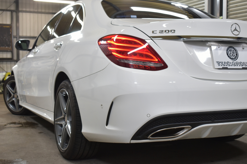 メルセデスベンツ Cクラス C200AVG AMGﾗｲﾝ ﾚｰﾀﾞｰｾｰﾌﾃｨP 高出力Eg ﾋｰﾀｰ革  ﾃﾞｨｽﾄﾛﾆｯｸ ﾌﾞﾗｲﾝﾄﾞS Lｷｰﾌﾟ ｷ-ﾚｽGo AMGｴｱﾛ18AW 地ﾃﾞｼﾞBｶﾒﾗ ﾊﾟｰｸﾄﾛ 2年保証