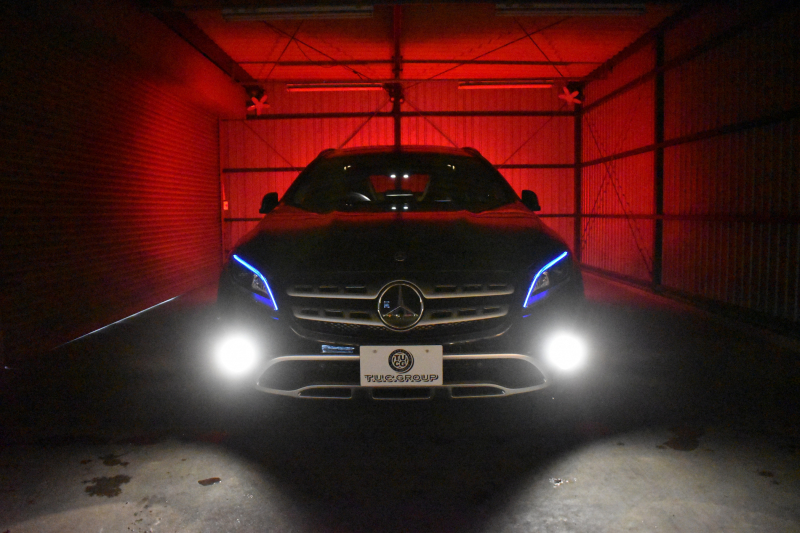 メルセデスベンツ GLA GLA220 4M ﾚｻﾞｰEXC ﾚｰﾀﾞｰSP  後期型 184馬力 4WD  ﾊﾟﾉﾗﾏｻﾝﾙｰﾌ ﾋｰﾀｰ黒革 ﾃﾞｨｽﾄﾛ Bｽﾎﾟｯﾄ 専用18AW&ﾊﾞﾝﾊﾟｰ 駐車支援 ｷｰGO ﾊｰﾏﾝK PTS ﾌｯﾄｹﾞｰﾄ 地ﾃﾞｼﾞBｶﾒﾗ 2年保証