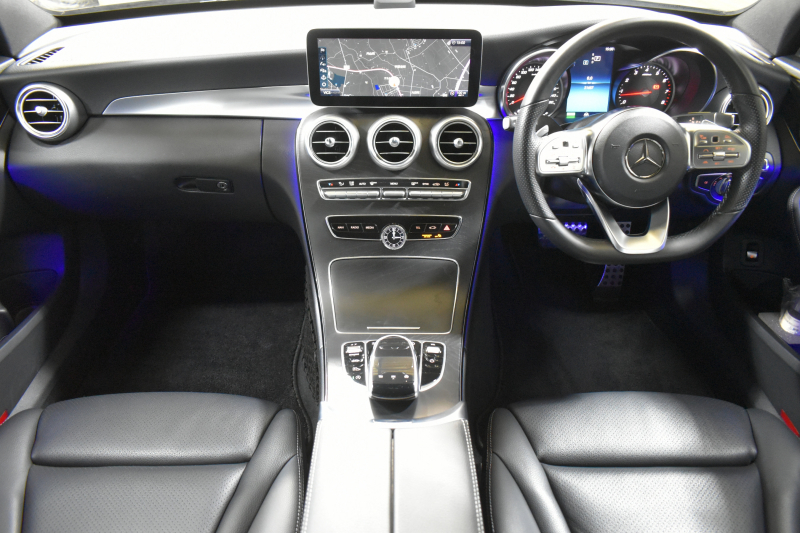 メルセデスベンツ Cクラス C200 AVG AMGﾗｲﾝ ﾚｰﾀﾞｰｾｰﾌﾃｨP 後期型 ﾋｰﾀｰ黒革 ﾃﾞｨｽﾄﾛ BSM Lﾁｪﾝｼﾞ 誤発進 AMGｴｱﾛ18AW ｷｰﾚｽGO ﾊﾟｰｸﾄﾛ LEDﾍｯﾄﾞﾗｲﾄ ﾏﾙﾁｱﾝﾋﾞｴﾝﾄ 地ﾃﾞｼﾞﾅﾋﾞBｶﾒﾗ 2年保証