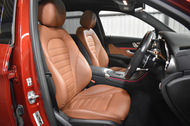 AMG GLC GLC43 4MATIC  ｴｸｽｸﾙｰｼﾌﾞ ﾚｰﾀﾞｰｾｰﾌﾃｨP 後期型 1ｵｰﾅｰ車両 390馬力V6 ﾊﾟﾉﾗﾏｻﾝR MBUXｼｽﾃﾑ ﾋｰﾀｰｸｰﾗｰ革 ﾃﾞｨｽﾄﾛ BSM Lﾁｪﾝｼﾞ AMGｴｱﾛ20AW ｷｰﾚｽGO PTS  HUD  対話式ﾅﾋﾞTV 360ｶﾒ 2年保証