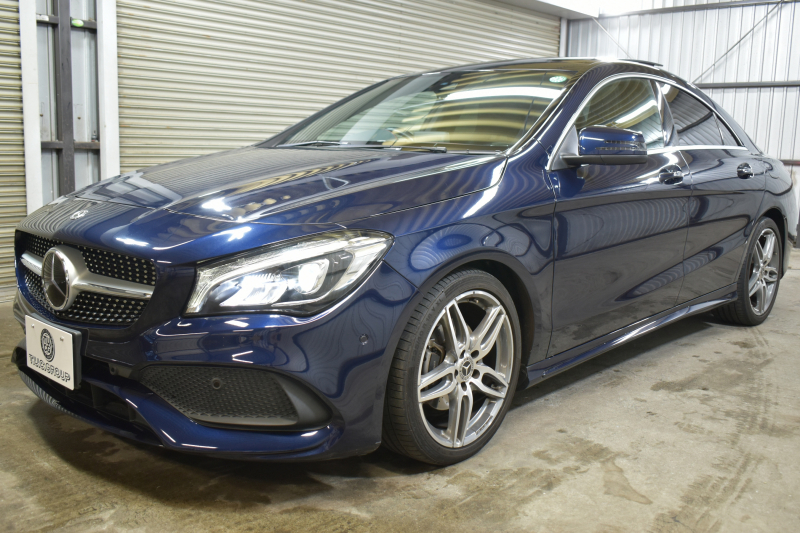 メルセデスベンツ CLAクラス CLA180 ｽﾎﾟｰﾂ AMGﾚｻﾞｰｴｸｽｸﾙｰｼﾌﾞ ﾚｰﾀﾞｰｾｰﾌﾃｨP 後期型  ﾊﾟﾉﾗﾏｻﾝﾙｰﾌ ﾋｰﾀｰ黒革 ﾊｰﾏﾝK ｷｰﾚｽGo ﾃﾞｨｽﾄﾛ Bｽﾎﾟｯﾄ AMGｴｱﾛ18AW LEDﾍｯﾄﾞ PTS 地ﾃﾞｼﾞBｶﾒﾗ 2年保証