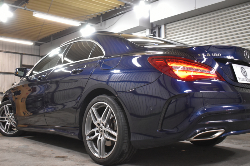 メルセデスベンツ CLAクラス CLA180 ｽﾎﾟｰﾂ AMGﾚｻﾞｰｴｸｽｸﾙｰｼﾌﾞ ﾚｰﾀﾞｰｾｰﾌﾃｨP 後期型  ﾊﾟﾉﾗﾏｻﾝﾙｰﾌ ﾋｰﾀｰ黒革 ﾊｰﾏﾝK ｷｰﾚｽGo ﾃﾞｨｽﾄﾛ Bｽﾎﾟｯﾄ AMGｴｱﾛ18AW LEDﾍｯﾄﾞ PTS 地ﾃﾞｼﾞBｶﾒﾗ 2年保証