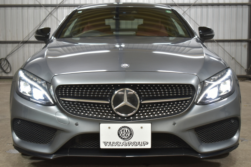 メルセデスベンツ Cクラス C300ｸｰﾍﾟ ｽﾎﾟｰﾂ ﾚｰﾀﾞｰSP（受注生産) ﾋｰﾀｰ赤本革 ﾍｯﾄﾞｱｯﾌﾟﾃﾞｨｽﾌﾟﾚｲ ﾃﾞｨｽﾄﾛ ﾌﾞﾗｲﾝﾄﾞS Lｷｰﾌﾟ AMGｴｱﾛ19AW ｷｰﾚｽGo PTS LEDﾍｯﾄﾞﾗｲﾄ 地ﾃﾞｼﾞBｶﾒﾗ 2年保証