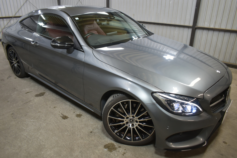 メルセデスベンツ Cクラス C300ｸｰﾍﾟ ｽﾎﾟｰﾂ ﾚｰﾀﾞｰSP（受注生産) ﾋｰﾀｰ赤本革 ﾍｯﾄﾞｱｯﾌﾟﾃﾞｨｽﾌﾟﾚｲ ﾃﾞｨｽﾄﾛ ﾌﾞﾗｲﾝﾄﾞS Lｷｰﾌﾟ AMGｴｱﾛ19AW ｷｰﾚｽGo PTS LEDﾍｯﾄﾞﾗｲﾄ 地ﾃﾞｼﾞBｶﾒﾗ 2年保証