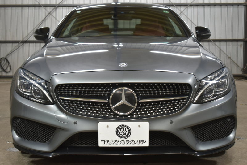 メルセデスベンツ Cクラス C300ｸｰﾍﾟ ｽﾎﾟｰﾂ ﾚｰﾀﾞｰSP（受注生産) ﾋｰﾀｰ赤本革 ﾍｯﾄﾞｱｯﾌﾟﾃﾞｨｽﾌﾟﾚｲ ﾃﾞｨｽﾄﾛ ﾌﾞﾗｲﾝﾄﾞS Lｷｰﾌﾟ AMGｴｱﾛ19AW ｷｰﾚｽGo PTS LEDﾍｯﾄﾞﾗｲﾄ 地ﾃﾞｼﾞBｶﾒﾗ 2年保証
