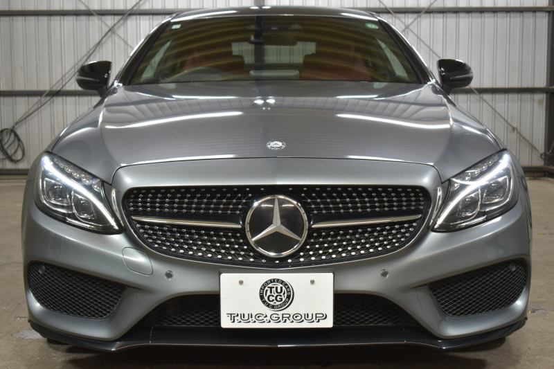 メルセデスベンツ Cクラス C300ｸｰﾍﾟ ｽﾎﾟｰﾂ ﾚｰﾀﾞｰSP（受注生産) ﾋｰﾀｰ赤本革 ﾍｯﾄﾞｱｯﾌﾟﾃﾞｨｽﾌﾟﾚｲ ﾃﾞｨｽﾄﾛ ﾌﾞﾗｲﾝﾄﾞS Lｷｰﾌﾟ AMGｴｱﾛ19AW ｷｰﾚｽGo PTS LEDﾍｯﾄﾞﾗｲﾄ 地ﾃﾞｼﾞBｶﾒﾗ 2年保証
