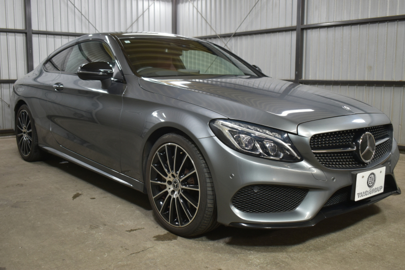 メルセデスベンツ Cクラス C300ｸｰﾍﾟ ｽﾎﾟｰﾂ ﾚｰﾀﾞｰSP（受注生産) ﾋｰﾀｰ赤本革 ﾍｯﾄﾞｱｯﾌﾟﾃﾞｨｽﾌﾟﾚｲ ﾃﾞｨｽﾄﾛ ﾌﾞﾗｲﾝﾄﾞS Lｷｰﾌﾟ AMGｴｱﾛ19AW ｷｰﾚｽGo PTS LEDﾍｯﾄﾞﾗｲﾄ 地ﾃﾞｼﾞBｶﾒﾗ 2年保証