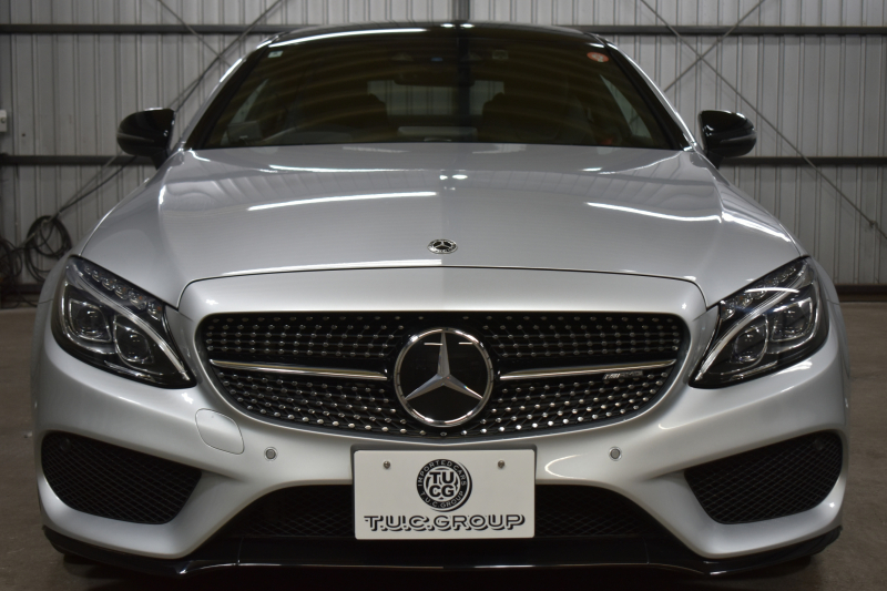 AMG Cクラス C43 4MATIC ｸｰﾍﾟ ﾚｰﾀﾞｰｾｰﾌﾃｨP ﾊﾟﾉﾗﾏｻﾝﾙｰﾌ 革 ﾌﾞﾙﾒｽﾀｰｻｳﾝﾄﾞﾌｯﾄﾄﾗﾝｸ ｴｱﾊﾞﾗﾝｽP HUD AMGｴｱﾛ19AW ﾃﾞｨｽﾄﾛﾆｯｸ ﾌﾞﾗｲﾝﾄﾞｽﾎﾟｯﾄ ﾚｰﾝｷｰﾌﾟ ﾅﾋﾞTV ﾊﾞｯｸｶﾒﾗ ｷｰﾚｽｺﾞｰ 2年保証