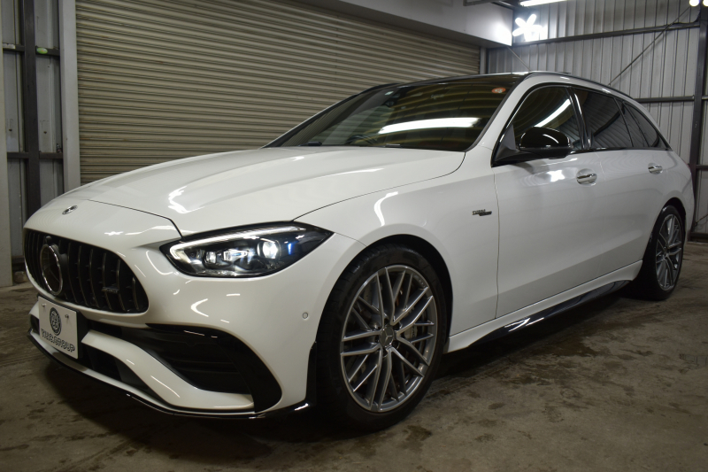 AMG Cクラス C43ﾜｺﾞﾝ 4M BSG搭載ﾓﾃﾞﾙ 1ｵｰﾅｰ ﾊﾟﾉﾗﾏｻﾝﾙｰﾌ ﾘｱｱｸｽﾙｽﾃｱﾘﾝｸﾞ 革 MBUXARﾅﾋﾞTV ﾌﾞﾙﾒS HUD AMGｴｱﾛ19AW ﾃﾞｨｽﾄﾛﾆｯｸ ﾜｲﾔﾚｽﾁｬｰｼﾞ 360ｶﾒﾗ ｵｰﾄﾃｰﾙｹﾞｰﾄ 2年保証