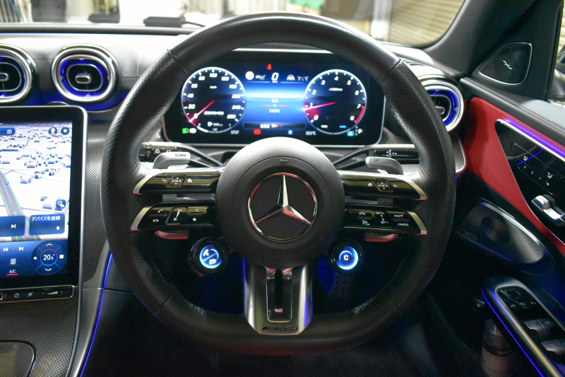 AMG Cクラス C43ﾜｺﾞﾝ 4M BSG搭載ﾓﾃﾞﾙ 1ｵｰﾅｰ ﾊﾟﾉﾗﾏｻﾝﾙｰﾌ ﾘｱｱｸｽﾙｽﾃｱﾘﾝｸﾞ 革 MBUXARﾅﾋﾞTV ﾌﾞﾙﾒS HUD AMGｴｱﾛ19AW ﾃﾞｨｽﾄﾛﾆｯｸ ﾜｲﾔﾚｽﾁｬｰｼﾞ 360ｶﾒﾗ ｵｰﾄﾃｰﾙｹﾞｰﾄ 2年保証