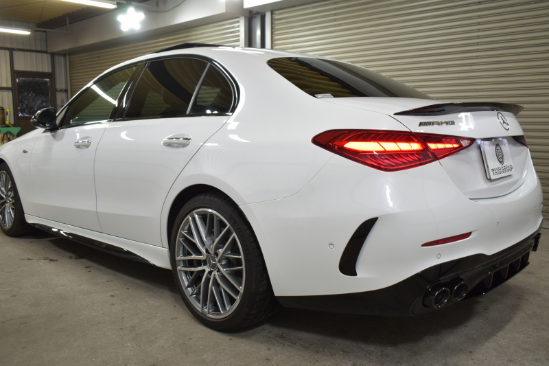 AMG Cクラス C43 4M BSG搭載ﾓﾃﾞﾙ  ﾊﾟﾉﾗﾏｻﾝﾙｰﾌ ﾘｱｱｸｽﾙｽﾃｱﾘﾝｸﾞ 革 MBUXARﾅﾋﾞTV ﾌﾞﾙﾒS HUD AMGｴｱﾛ19AW ﾃﾞｨｽﾄﾛﾆｯｸ ﾜｲﾔﾚｽﾁｬｰｼﾞ 360ｶﾒﾗ ｵｰﾄﾃｰﾙｹﾞｰﾄ 2年保証