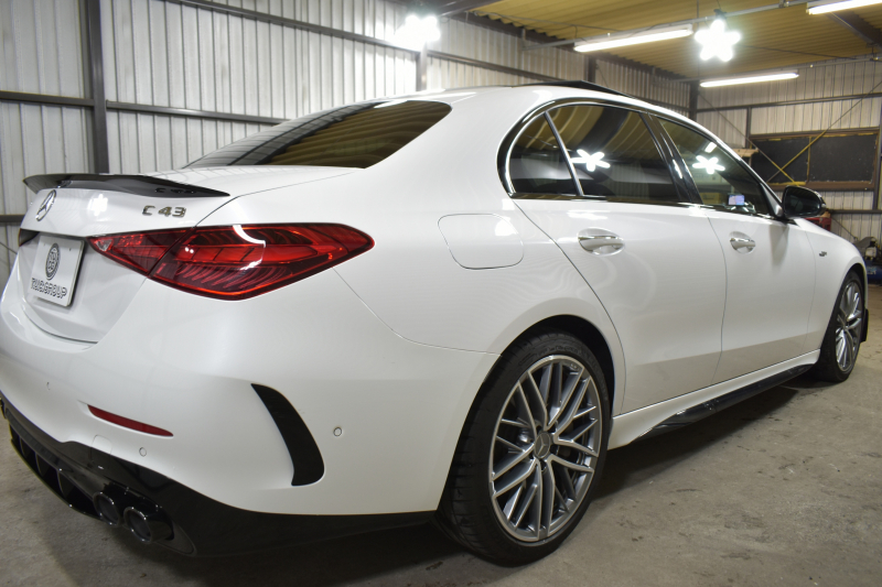 AMG Cクラス C43 4M BSG搭載ﾓﾃﾞﾙ  ﾊﾟﾉﾗﾏｻﾝﾙｰﾌ ﾘｱｱｸｽﾙｽﾃｱﾘﾝｸﾞ 革 MBUXARﾅﾋﾞTV ﾌﾞﾙﾒS HUD AMGｴｱﾛ19AW ﾃﾞｨｽﾄﾛﾆｯｸ ﾜｲﾔﾚｽﾁｬｰｼﾞ 360ｶﾒﾗ ｵｰﾄﾃｰﾙｹﾞｰﾄ 2年保証