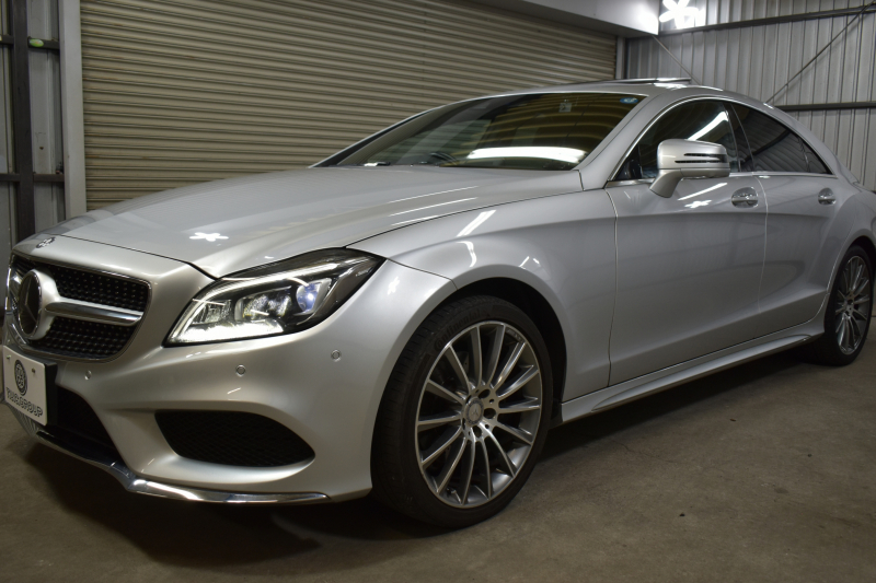 メルセデスベンツ CLS CLS220d AMGﾗｲﾝ ﾚｰﾀﾞｰｾｰﾌﾃｨP 後期 2.2ﾘｯﾀｰ/ﾃﾞｨｰｾﾞﾙﾀｰﾎﾞ 7速 燃費18.5KM ｻﾝﾙｰﾌ 全席ﾋｰﾀｰ黒革 ﾃﾞｨｽﾄﾛ BSM Lｷｰﾌﾟ AMGｴｱﾛ19AW ｷｰﾚｽGo ﾊﾟｰｸﾄﾛ 電動ﾄﾗﾝｸ LEDﾍｯﾄﾞﾗｲﾄ 8ｲﾝﾁﾓﾆﾀｰ 地ﾃﾞｼﾞﾅﾋﾞ 360ｶﾒﾗ 2年保証