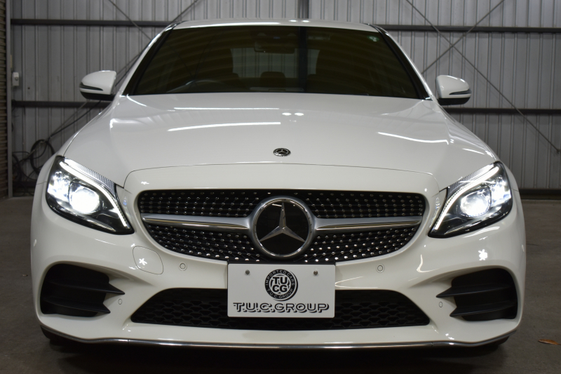 メルセデスベンツ Cクラス C220d AVG AMGﾗｲﾝ ﾚｰﾀﾞｰｾｰﾌﾃｨP 後期型  燃費18.9km  ﾋｰﾀｰ黒革 ﾃﾞｨｽﾄﾛ BSM Lﾁｪﾝｼﾞ 誤発進 AMGｴｱﾛ18AW  ｷｰﾚｽGO ﾊﾟｰｸﾄﾛ LEDﾍｯﾄﾞﾗｲﾄ ﾏﾙﾁｱﾝﾋﾞｴﾝﾄ 地ﾃﾞｼﾞﾅﾋﾞBｶﾒﾗ 2年保証