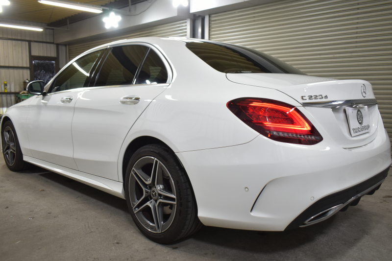 メルセデスベンツ Cクラス C220d ﾛｰﾚｳｽED ｽﾎﾟｰﾂﾌﾟﾗｽP ﾚｰﾀﾞｰｾｰﾌﾃｨP 後期 ﾋｰﾀｰ革 HUD ﾊﾞｯｸｶﾒﾗ 液晶ﾒｰﾀｰ ﾌｯﾄｹﾞｰﾄ ﾜｲﾔﾚｽC AMGｴｱﾛ18AW ﾃﾞｨｽﾄﾛ ﾌﾞﾗｲﾝﾄﾞS ﾅﾋﾞTV ｷｰﾚｽｺﾞｰ 2年保証